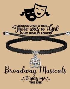 Comedy and tragedy masks bracelet